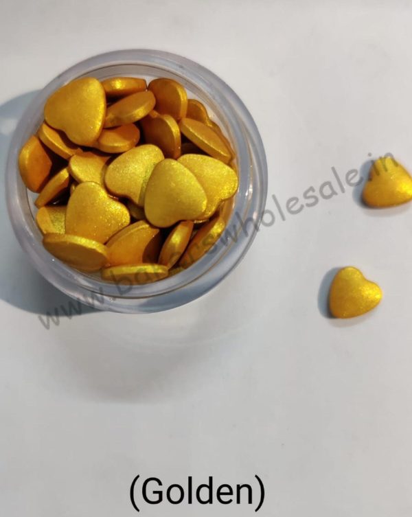 Edible Heart Shape Sprinkles |Sweet Candy Topping for Cake Décor | Cake Decoration and Garnishing | Best use for Cupcake, Pastry, and Cake Toppers - 100 gm Topping  (100 g)