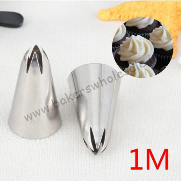 #1M Large Icing Nozzle Piping Nozzles Cake Decorating Cake Tips Bakeware - Image 3