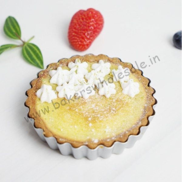 1Pc Aluminum Pie Dish Loose Bottom Cake Baking Cup Round Shaped Muffin Cupcake Baking Molds Egg Tart Pie - Image 5