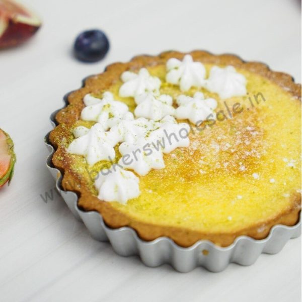 1Pc Aluminum Pie Dish Loose Bottom Cake Baking Cup Round Shaped Muffin Cupcake Baking Molds Egg Tart Pie - Image 4