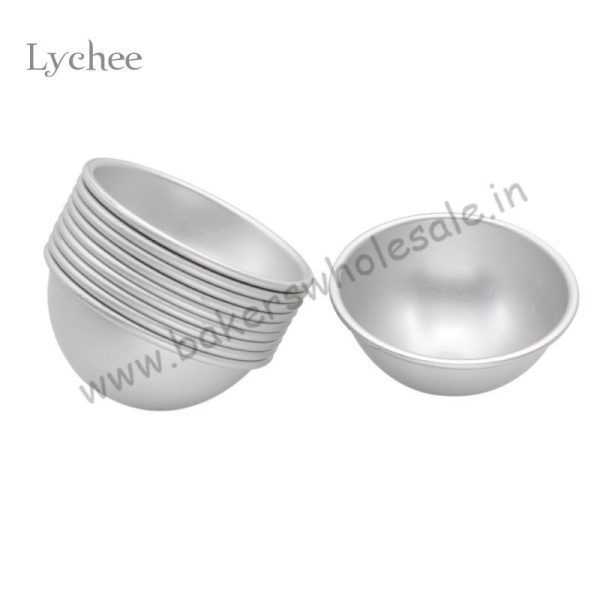 1Pc Aluminum hemisphere half round 3D molds Cake Dessert Mold Kitchen Pan Baking Pastry Mould - Image 6