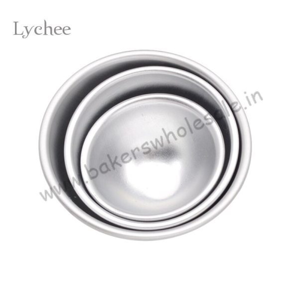 1Pc Aluminum hemisphere half round 3D molds Cake Dessert Mold Kitchen Pan Baking Pastry Mould - Image 5