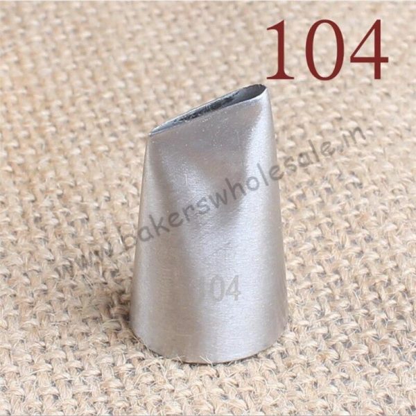 #104 - Rose Petal Shape Icing Piping Nozzles Cake Decorating Cake Tips Bakeware