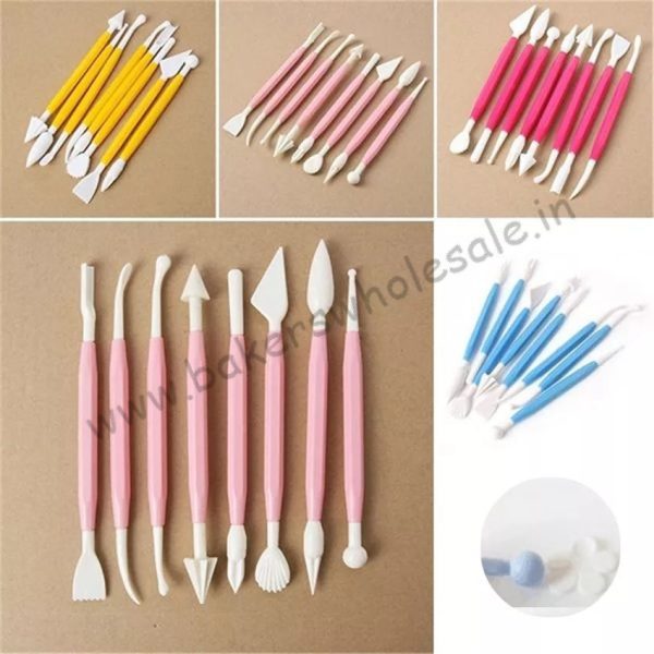 8pcs/set Plastic Modeling Tools Fondant Cake Decorations - Image 9