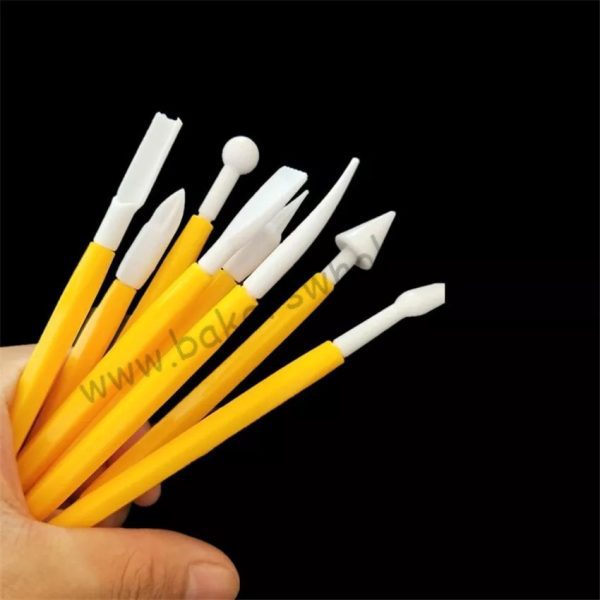 8pcs/set Plastic Modeling Tools Fondant Cake Decorations - Image 8