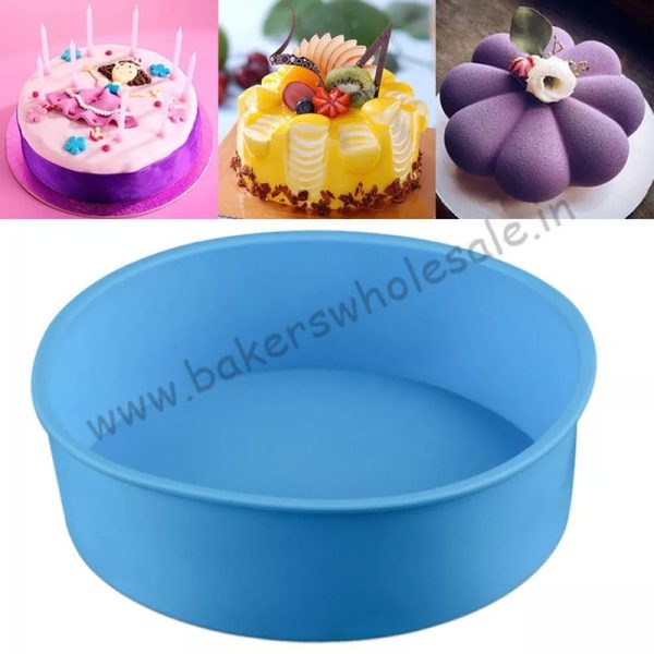 Silicone Cake Mold Round Shape 7 inches Diamter