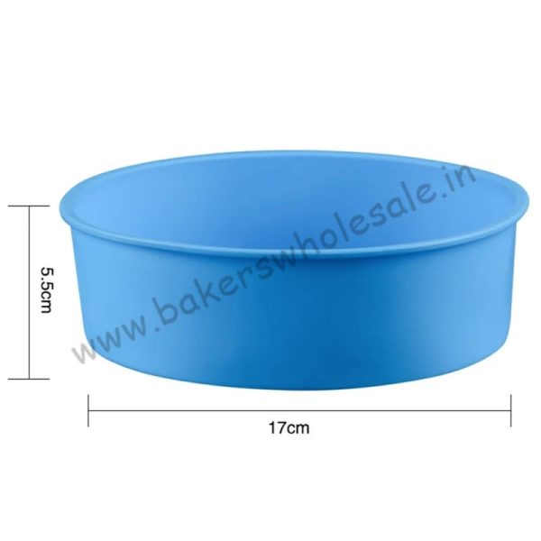 Silicone Cake Mold Round Shape 7 inches Diamter - Image 2