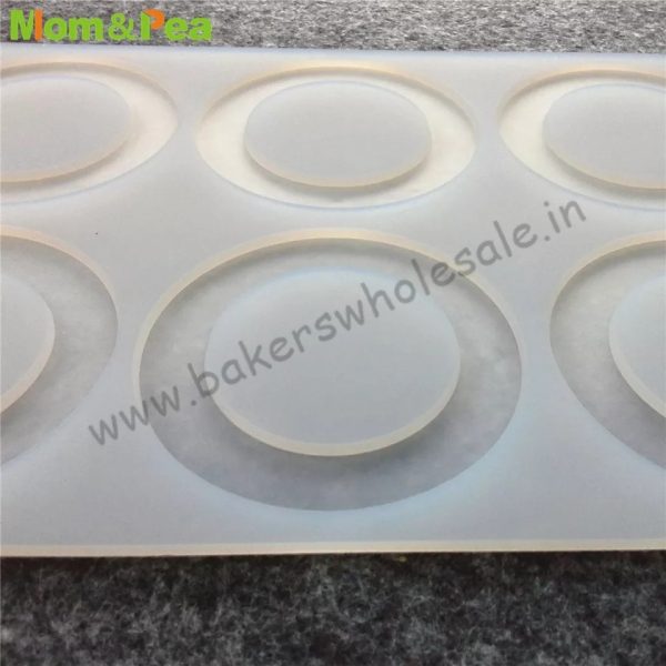 Silicon Ring Shape Chocolate Garnishing Mould Cake Decorating - Image 2