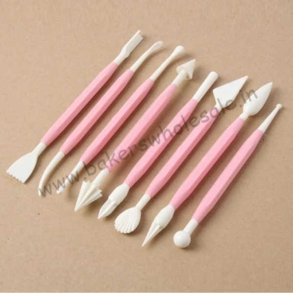 8pcs/set Plastic Modeling Tools Fondant Cake Decorations - Image 10