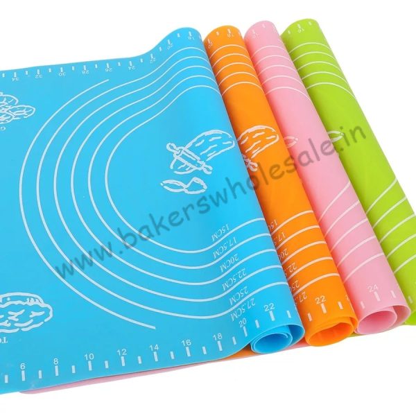 40x50 Cm Size Silicone Mat Fondant Mat Baking Mat Silicone Sheet Pizza Dough Non-Stick Silicone mat - Image 4