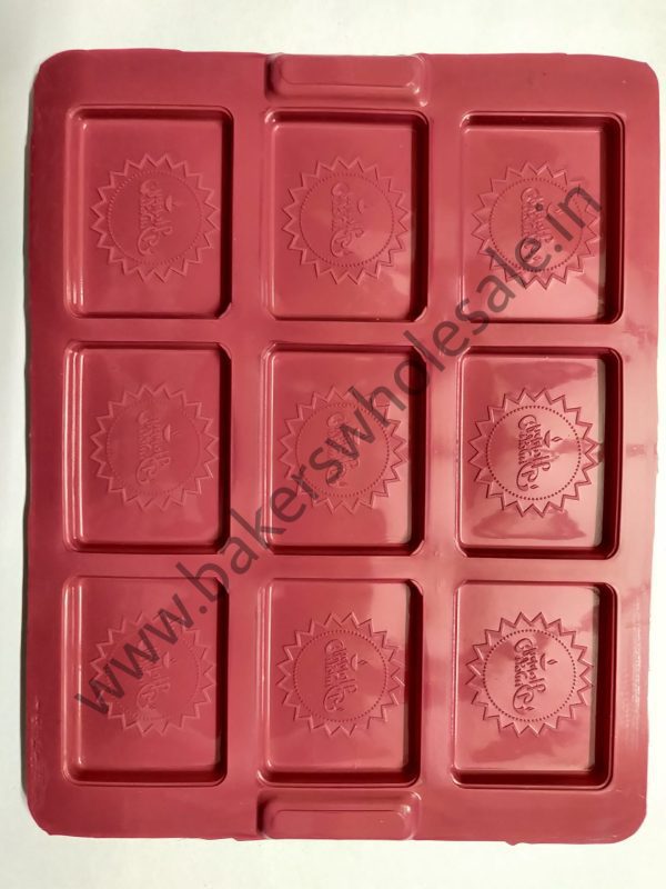 1PC  Happy Diwali Rectangle shape Molds Silicone Chocolate Silicone Chocolate Mold