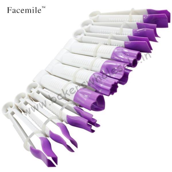 20pcs/set Fondant Crimper Tool Set Sugar Craft Cake Decorating Baking Fondant Cake Tools Mould - Image 3