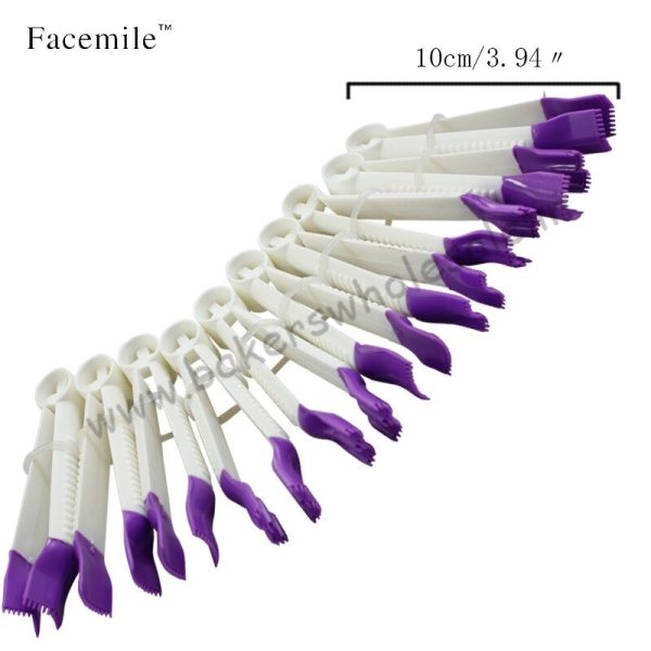 20pcs/set Fondant Crimper Tool Set Sugar Craft Cake Decorating Baking Fondant Cake Tools Mould - Image 6