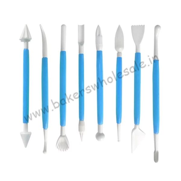 8pcs/set Plastic Modeling Tools Fondant Cake Decorations - Image 3