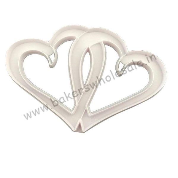 Molds Entwined Heart 3D Fondant Mold Cakes Decorating Tools DIY Gumpaste Chocolate Moulds Kitchen - Image 2