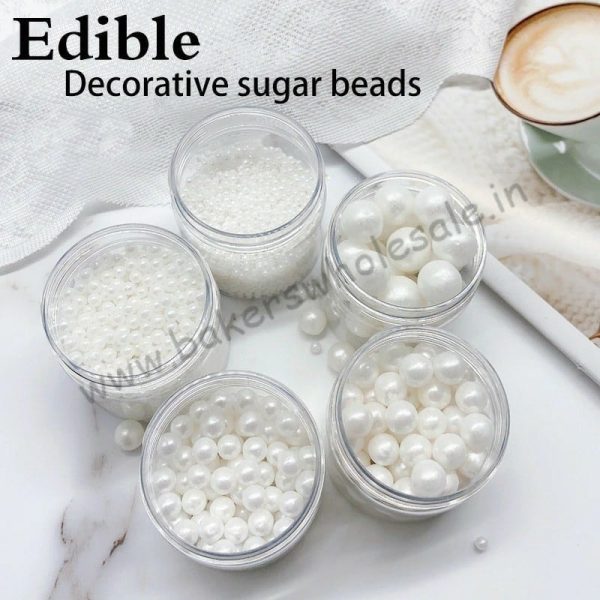 100g Assorted Confetti Edible Beads Sugar Ball Sprinkles Sugar Candy Mixed Beads Pearl