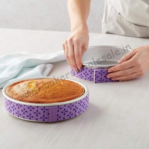 1Pc Cake Pan Strips Protector Bake Even Strip Belt Bake Even Bake Moist Level Cakes Baking Tool Bakeware