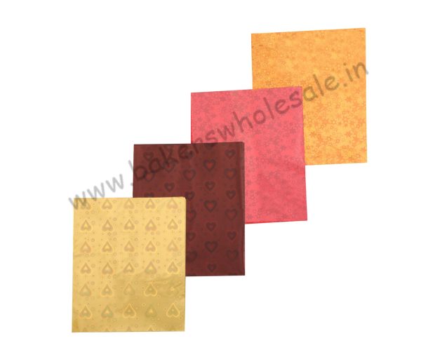 4 inch Cut Wrapper Holo (250 sheets) Printed for chocolate Potli wrap - Image 8