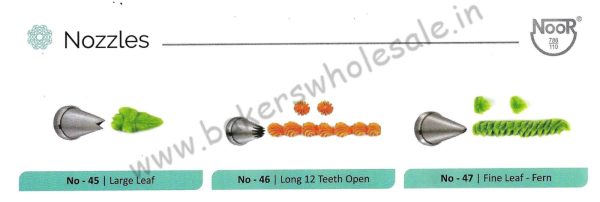 Noor Icing Nozzle No - 47 - Fine  Leaf Fern - Image 4