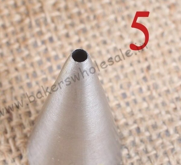 5# Writing Drawing Small round Icing Piping Nozzles Cake Decorating Cake Tips Bakeware