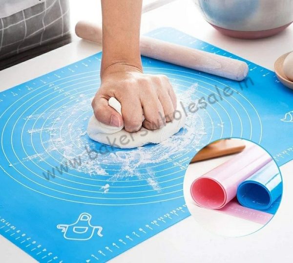 40x50 Cm Size Silicone Mat Fondant Mat Baking Mat Silicone Sheet Pizza Dough Non-Stick Silicone mat - Image 7