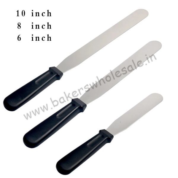 6/8/10/12 Inch Stainless Steel Plain / Straight Cake Icing Pallet Knife Butter Cream Icing Frosting Knife Smoother - Image 8