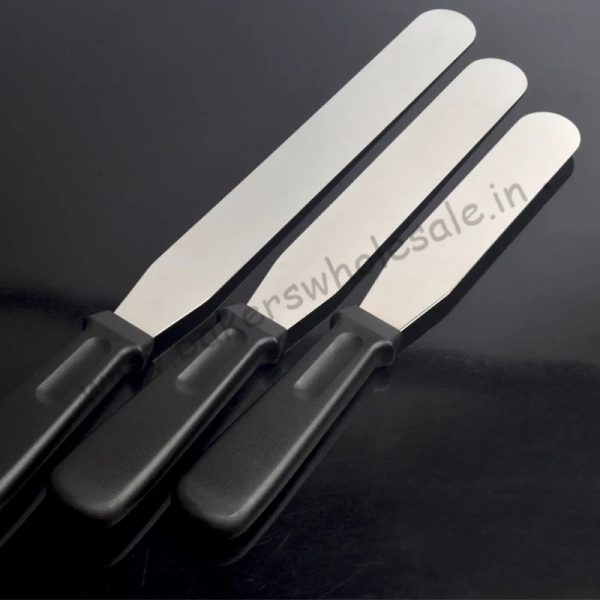 6/8/10/12 Inch Stainless Steel Plain / Straight Cake Icing Pallet Knife Butter Cream Icing Frosting Knife Smoother - Image 6