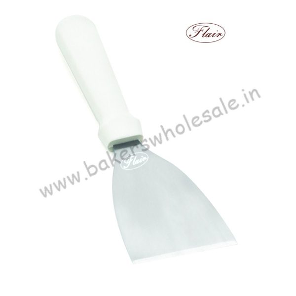 Flair Heavy Stainless Steel Plan Scraper for Mixing Cutting Ice cream, Cake, Chocolate, Dough - 1 Pcs - Image 2