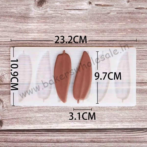 Silicon Leaf Big Shape Chocolate Garnishing Mould Cake Decorating - Image 3