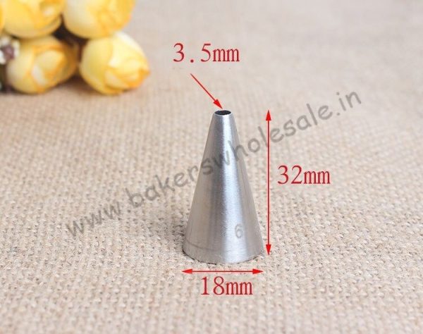 6# round Hole Bubble Shape Icing Piping Nozzles Cake Decorating Cake Tips Bakeware - Image 3