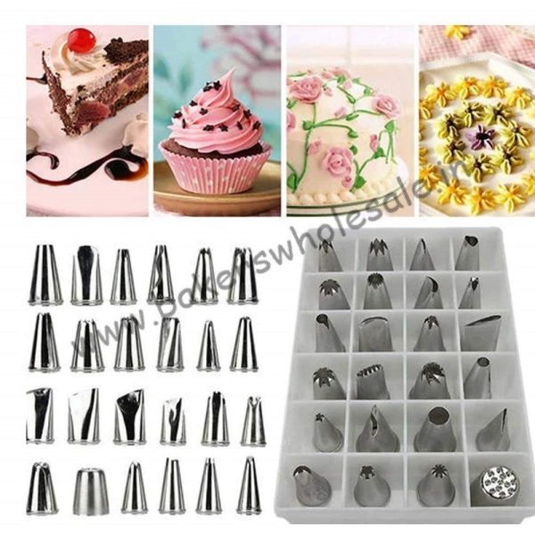 24 pcs icing Nozzles cake Decorating Stainless Steel - Image 4