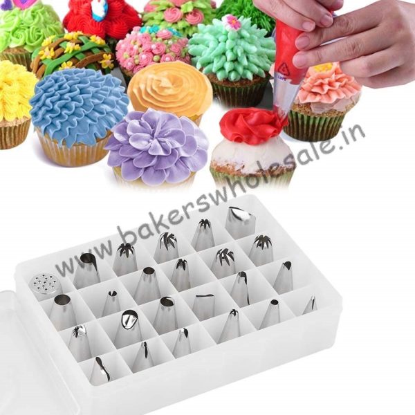 24 pcs icing Nozzles cake Decorating Stainless Steel - Image 3