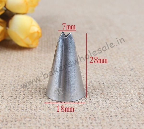 #68 Asymmetric Leaf Piping Nozzles Cake Decorating Cake Tips Bakeware - Image 2