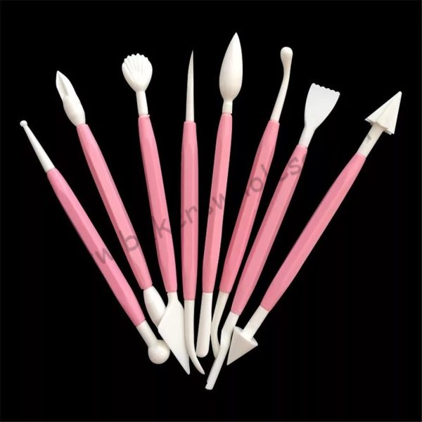 8pcs/set Plastic Modeling Tools Fondant Cake Decorations - Image 4