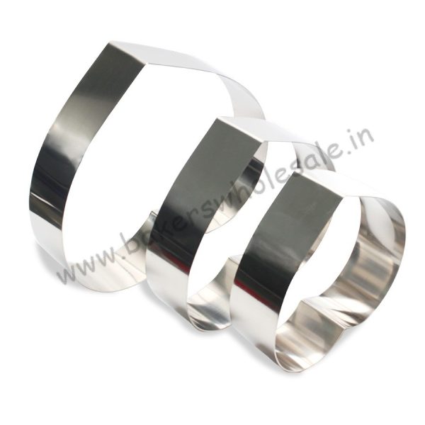 Heart Mousse Ring Stainless Steel Cake Ring - Image 2