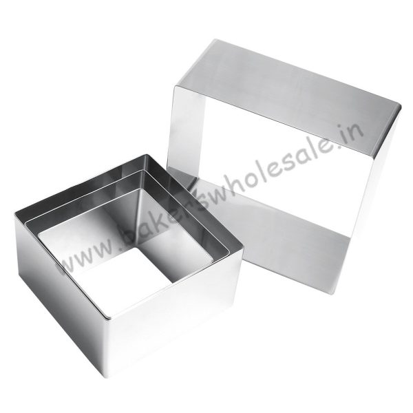 Square Mousse Ring Stainless Steel Cake Ring - Image 4