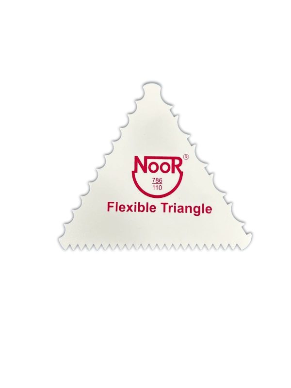 Noor Plastic Triangle Flexible Scrapper