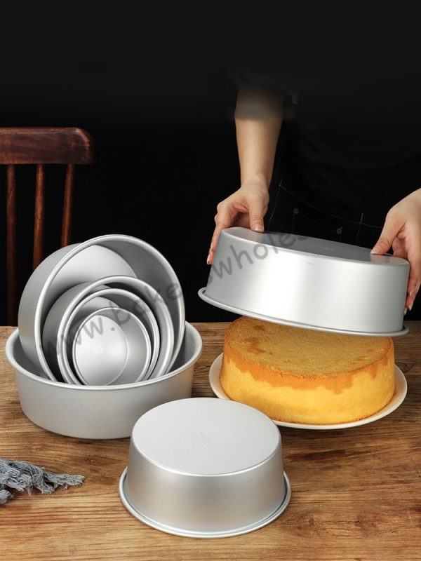 Aluminium Heavy Round Cake Mold (3" to 12 inch Diameter) ( 2.5" Height) - Image 6