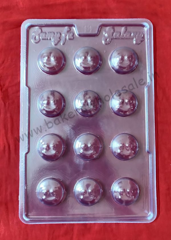 PVC Chocolate Mold Smiley