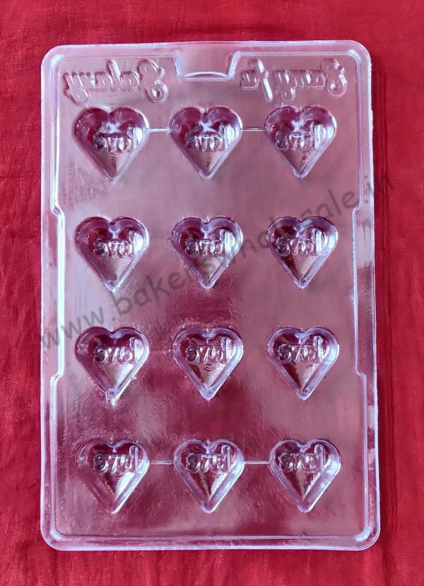 PVC Chocolate Mold Love Heart - Image 2