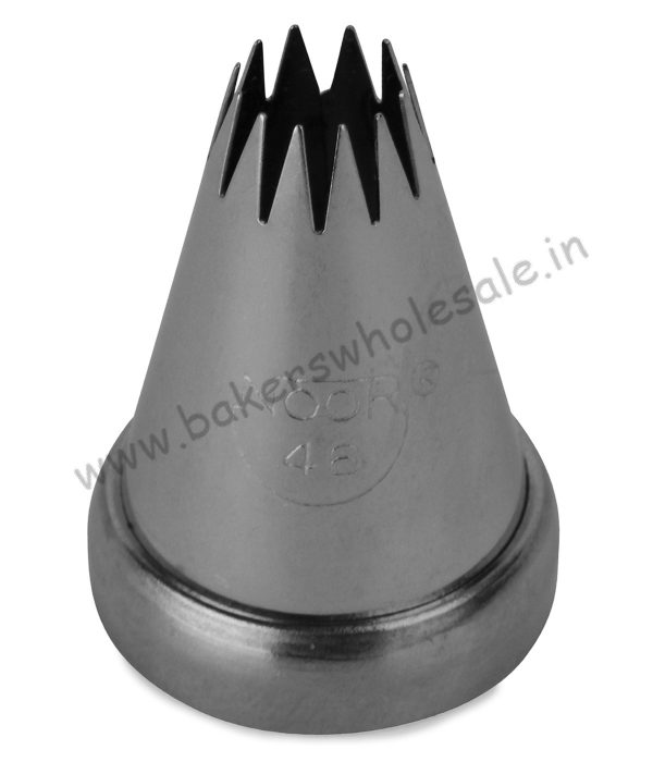 Noor Icing Nozzle No - 46 - Long 12 teeth Open - Image 2