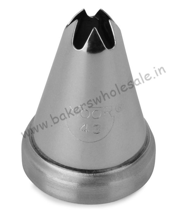 Noor Icing Nozzle No - 43 - 5 petal Shape - Image 2