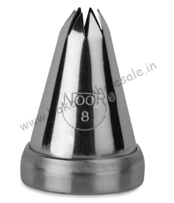 Noor Icing Nozzle No - 8 - 8 Star Closed