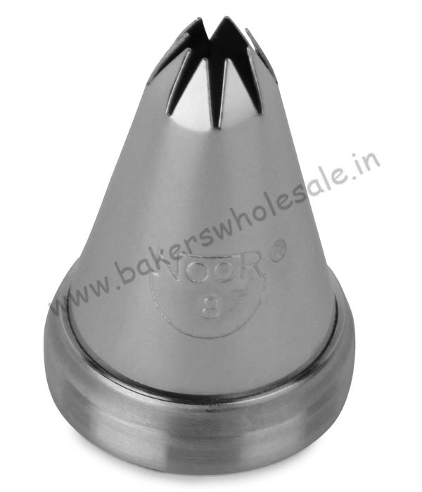 Noor Icing Nozzle No - 8 - 8 Star Closed - Image 2