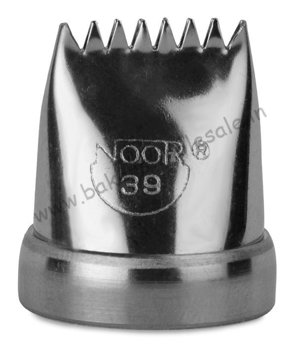 Noor Icing Nozzle No - 39 - Fluted Ribbon