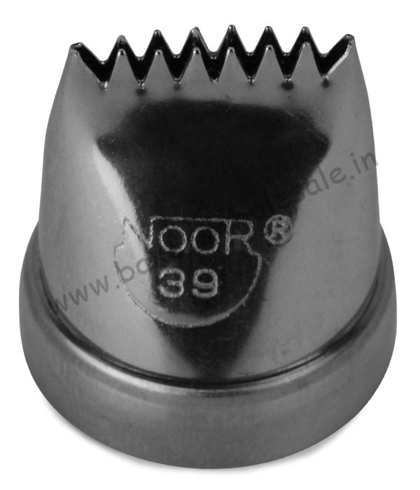 Noor Icing Nozzle No - 39 - Fluted Ribbon - Image 2