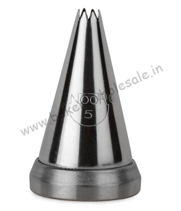 Noor Icing Nozzle No - 5 - Small 8 open Star