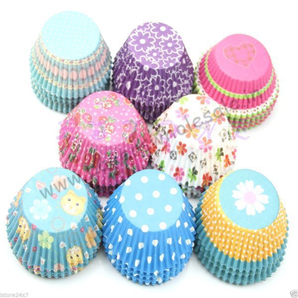 Cupcake Liners Muffin Liners Food Grade Paper Cup Cake Baking Cup Muffin Kitchen Cupcake Cake Molds ( Printed ) - Image 4