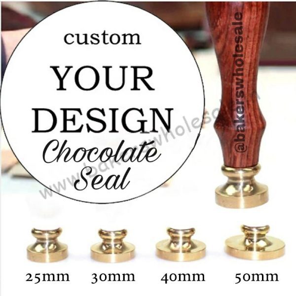 Customized Logo Brass Stamp Personalized Your Design Custom Seal Chocolate & Wax Sealing