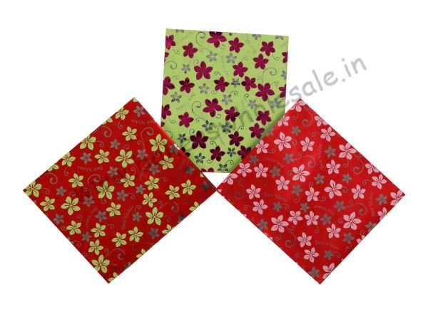 4 inch Cut Wrapper Holo (250 sheets) Printed for chocolate Potli wrap - Image 10